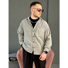 Рубашка BRANKI VEL, размер XXL, серый