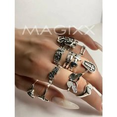 Кольцо на три пальца MAGIXX, серебро