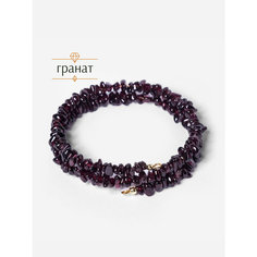Жесткий браслет BL Jewelry, гранат, 1 шт., размер 19 см, диаметр 6 см, бордовый