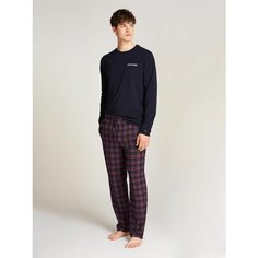 Пижама TOMMY HILFIGER, размер XXL, темно-синий клетка