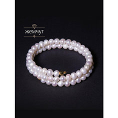 Жесткий браслет BL Jewelry, жемчуг пресноводный культивированный, 1 шт., размер 19 см, диаметр 6 см, белый