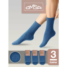 Носки Omsa OMSA COMFORT, комплект, 3 пары, размер 39-41, jeans