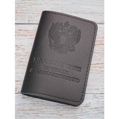 Обложка для удостоверения Русское ремесло, черный