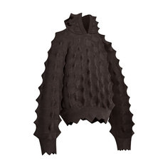Худи MADFRENZY Spiked Knit, размер XL, , коричневый