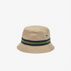 Панама LACOSTE для мужчин и женщин, размер TL, бежевый