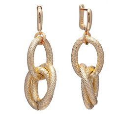 Серьги цепочки MARI JOO, золотистый