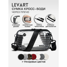 Сумка LEVART, фактура рельефная, прозрачный