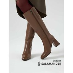 Сапоги Salamander, полнота 4 (RU)/ на узкую и среднюю стопу, размер 37, коричневый