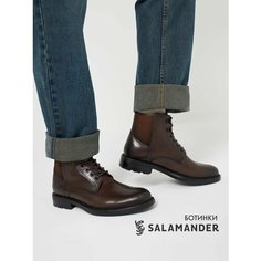 Ботинки дерби Salamander, размер 39, темно-коричневый/коричневый