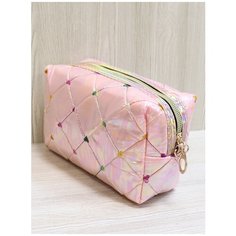 Косметичка Crystel Eden, 6х11х18 см, , розовый