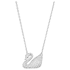 Колье SWAROVSKI, кристаллы Swarovski, серебряный