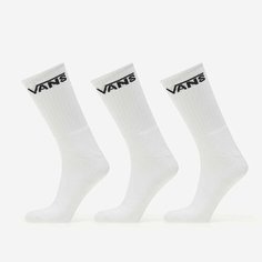 Носки VANS, комплект, 3 пары, размер 27.5-31, white