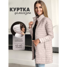 Куртка , размер 60, бежевый Без бренда