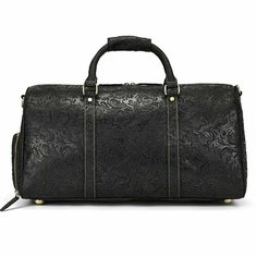 Сумка дорожная , 32 л, 25х27х51 см, ручная кладь, черный орнамент Camelbags