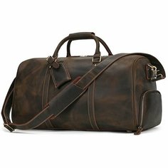 Сумка дорожная , 32 л, 25х27х51 см, ручная кладь, Шоколадный Camelbags