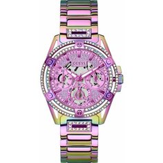 Наручные часы GUESS Sport, сиреневый, голубой