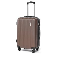 Чемодан Lcase Krabi, 50 л, размер M, кофейный