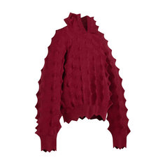 Худи MADFRENZY Spiked Knit, размер L, , бордовый