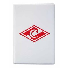 Обложка для паспорта СПАРТАК, белый