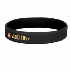 Эластичный браслет Mordor Tac., 1 шт., размер one size, диаметр 7.5 см, черный