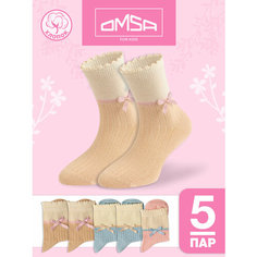 Носки Omsa OMSA Kids Calzino, 5 пар, размер 23/26, , мультиколор
