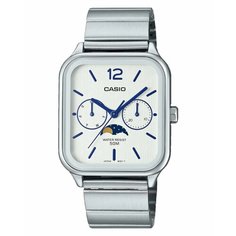 Наручные часы CASIO, серебристый/белый/синий