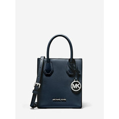 Сумка кросс-боди MICHAEL KORS, фактура зернистая, матовая, синий