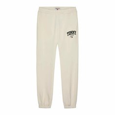 Брюки спортивные Tommy Jeans, размер TS, бежевый