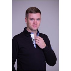 Поло ТД Коллекция, размер M, чёрный