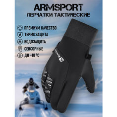Перчатки ARMSPORT Зима-демисезон для мужчин, размер L, черный