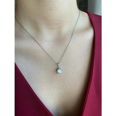 Подвеска XUPING JEWELRY, фианит, серебристый