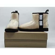 Угги UGG Classic Clear Mini, размер 37 EU, natural/black