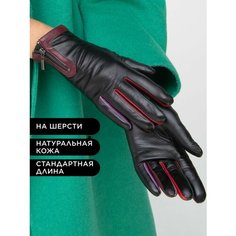 Перчатки Farella для женщин, размер 7.5, черный