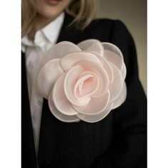Брошь, 1 шт., светло-розовый Без бренда