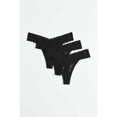 Трусы H&M, комплект из 3 шт., размер M