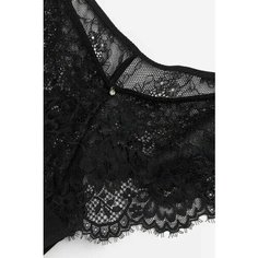Трусы H&M, комплект из 2 шт., размер M, черный кварц