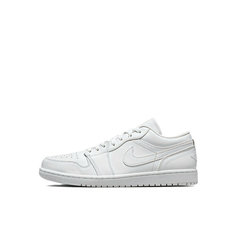 Кроссовки Jordan 1 Low, полнота F (EU)/ на среднюю стопу, размер 8US 7UK 41EU 40RU 26CM, белый