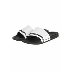 Шлепанцы EA7 EMPORIO ARMANI, размер 39, черный