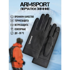 Перчатки ARMSPORT Зима-демисезон для мужчин, размер XL, черный