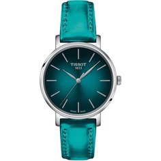 Наручные часы TISSOT T-Classic, бирюзовый/серебристый