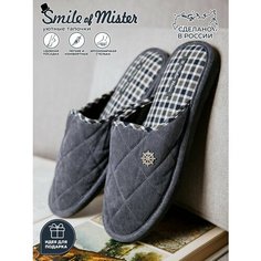 Тапочки Smile of Mister Кэжуал, размер 45, серый