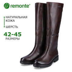 Сапоги Remonte Комфорт, полнота 8 (RU)/ на широкую стопу, размер 44, бордовый