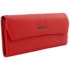 Кошелек malgrado, фактура зернистая, red
