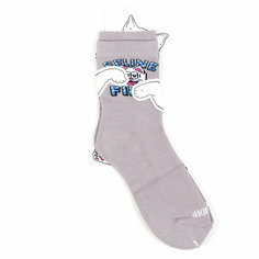 Носки RIPNDIP Носки с кошкой Mid - Feline Fine - Grey, размер Универсальный, розовый, голубой, серый