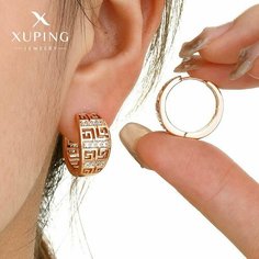 Серьги конго XUPING JEWELRY, размер 20 мм