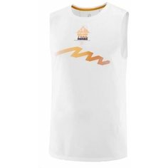 Майка спортивная Salomon, размер XL, белый/золотой