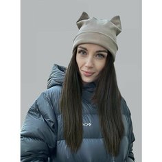 Шапка BabyGood для девочек и женщин, размер ONESIZE, бежевый