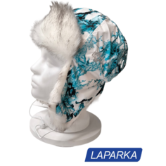 Шапка ушанка Laparka Alma "Sakura для девочек и женщин, размер XL, розовая