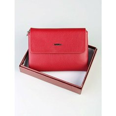 Кошелек Skin, фактура зернистая, red