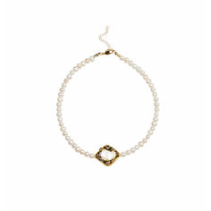 Колье VERUSCHKA JEWELRY, длина 35 см, золотистый
